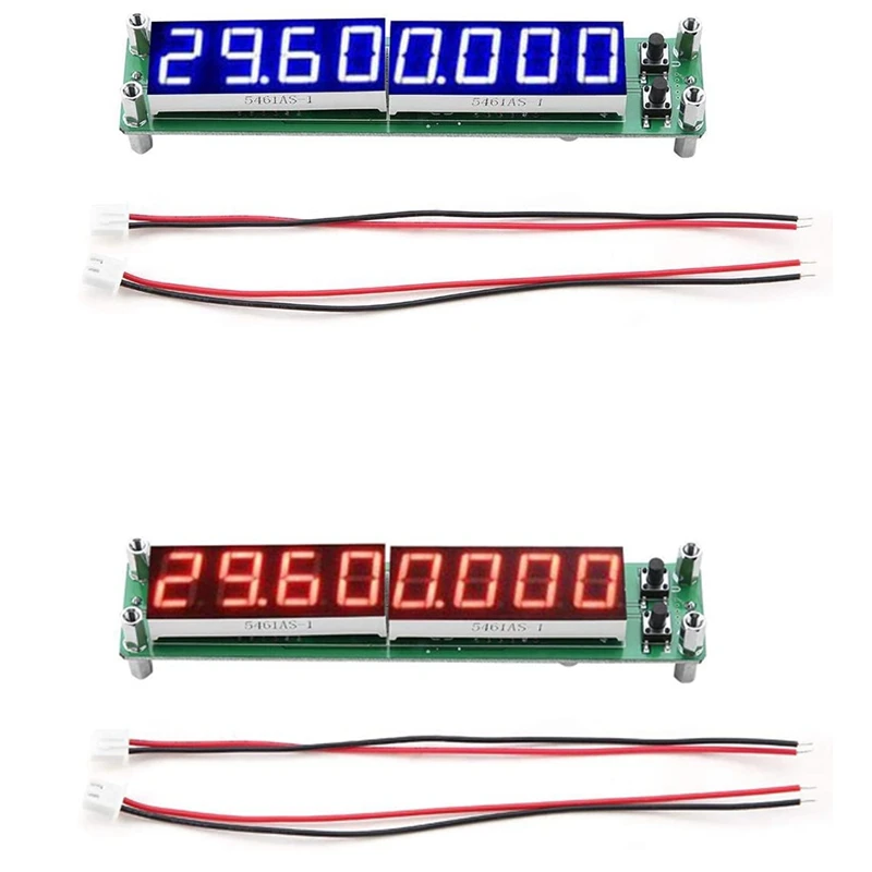 

PLJ-8LED-H RF Signal Frequency Counter Cymometer Tester Module 0.1-1000Mhz, LED Digital Cymometer Frequency Meter