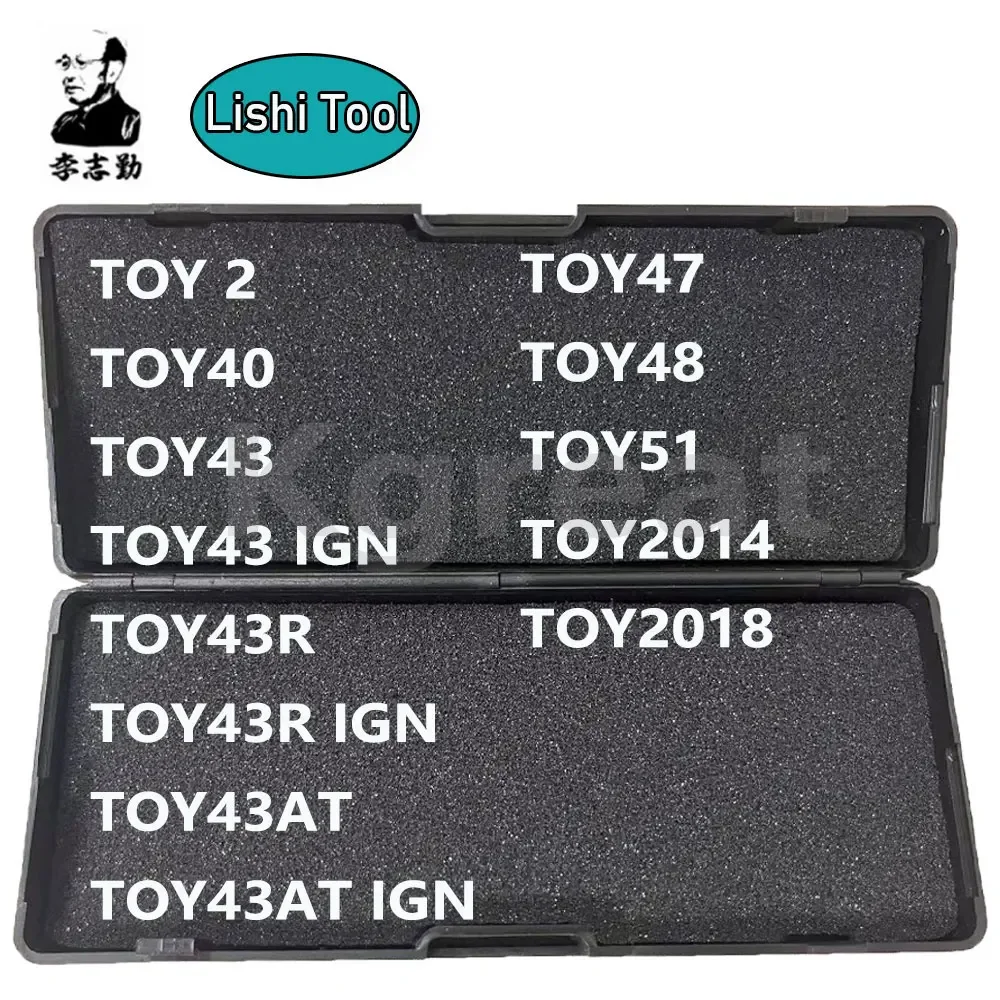 

Hot Lishi Tool 2 in 1 TOY43 TOY43AT TOY43R TOY47 TOY51 TOY2014 TOY2018 TOY2 TOY48 TOY40 for Locksmith Tool for Toyota