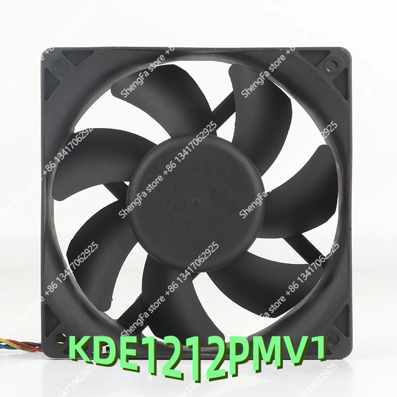 SUNON KDE1212PMV1 12038 120X120X38MM 12CM DC12V 8.4W High air volume maglev chassis PWM Silent cooling fan