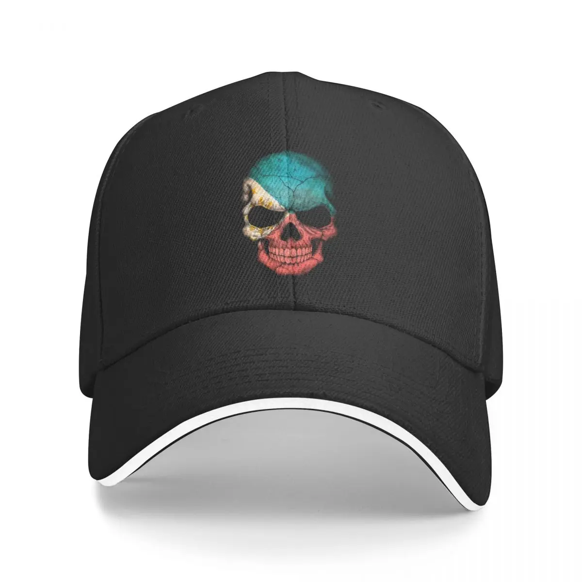 Filipino Flag Skull Baseball Cap New Hat Christmas Hat For Girls Men's