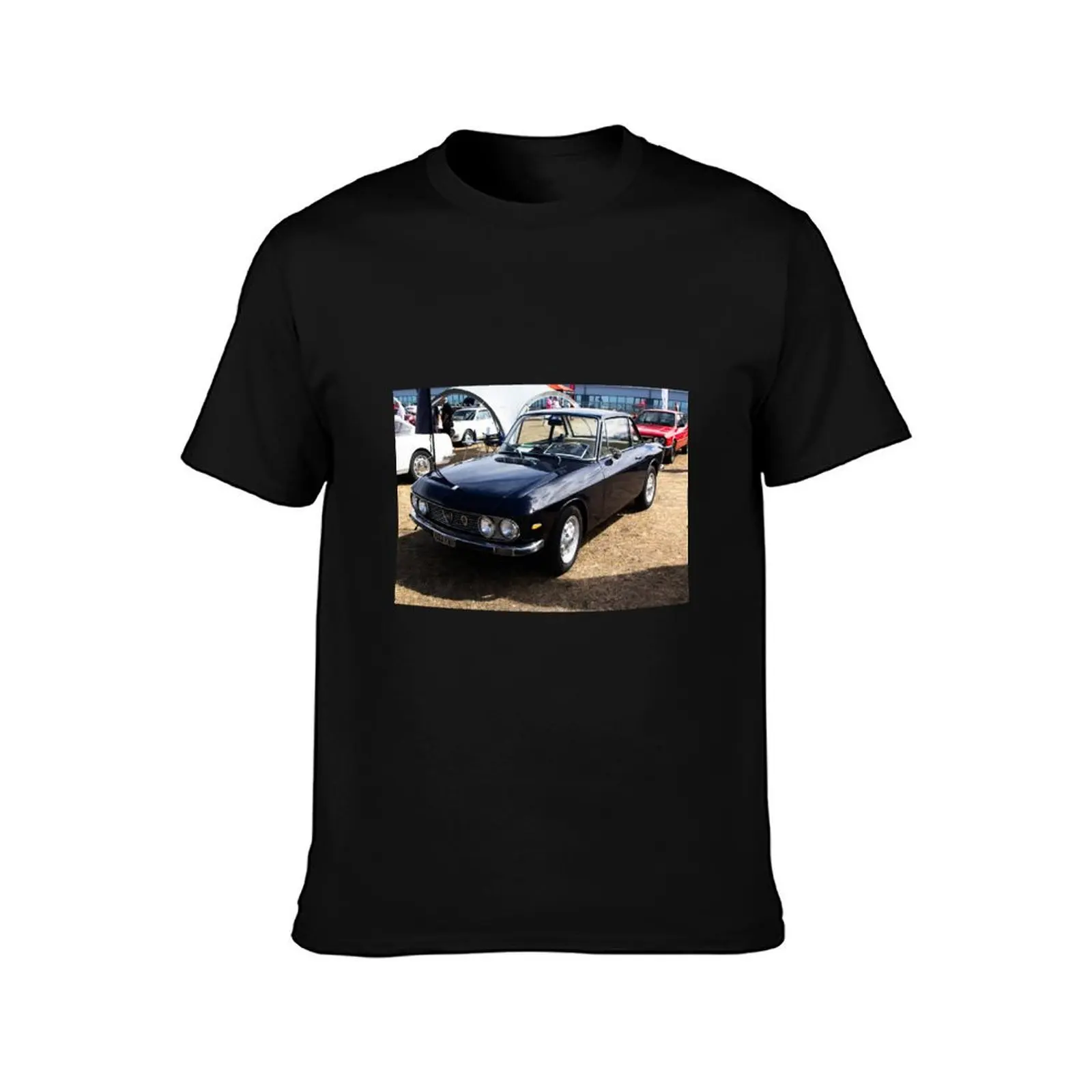 1973 Lancia Fulvia, blue T-Shirt Christmas Casual Tee Shirt T-Shirt