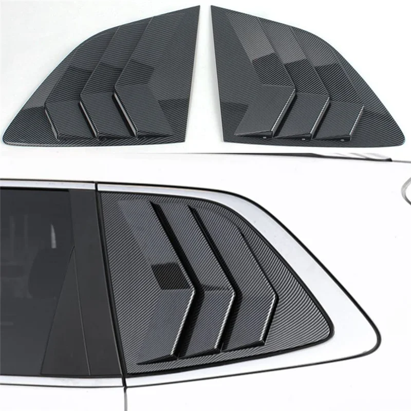 For Honda CRV 2023 Side Window Louvers Window Scoop Cover Trim Accessories (Carbon)