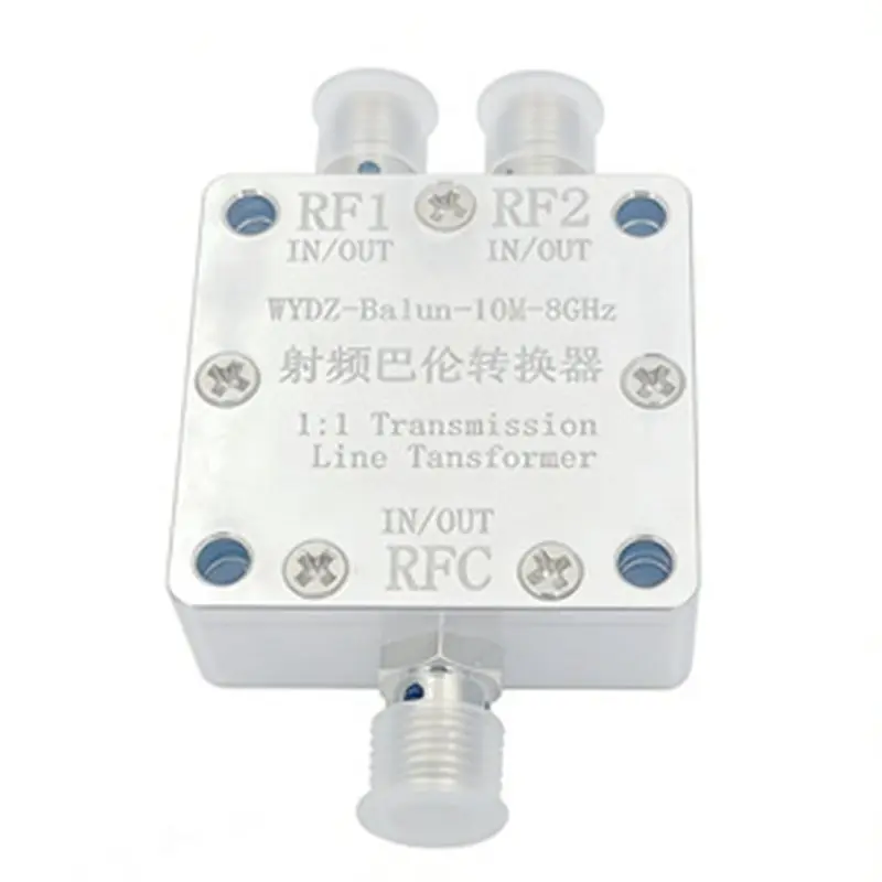 

ABZZ-RF Balun Transformer 1:1 Transmission Line Transformer 10Mhz-8Ghz RF With SMA Female Connectors