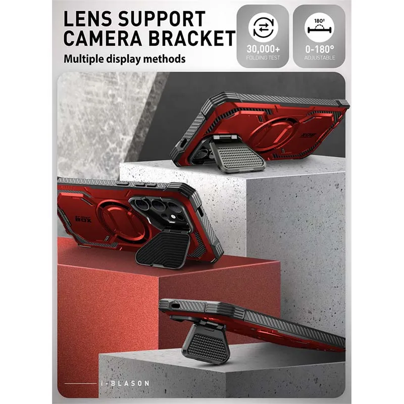 Funda para Samsung Galaxy S24 Ultra (versión 2024) de 6.8 pulgadas, I-BLASON Armorbox, funda resistente de cuerpo completo con protector de pantalla integrado