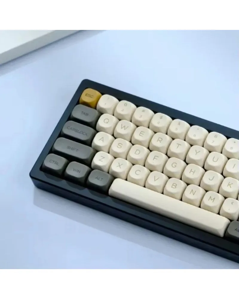 Morandi Style MOA PBT Keycaps Five-sided Sublimation Support Arabic Korean German French Spanish Brazil For Mechanical Keyboard