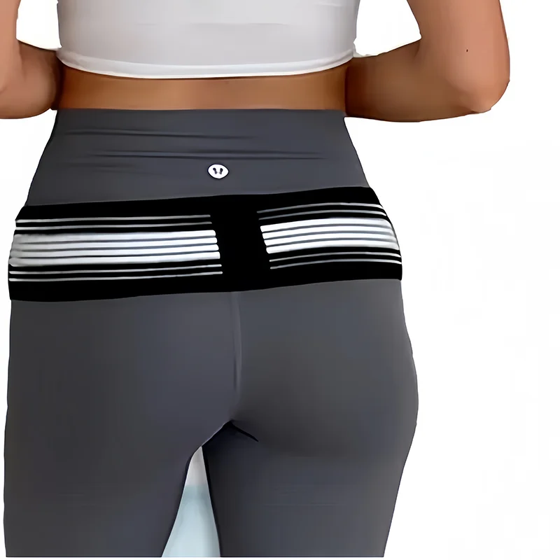 Lower Back Support Brace for Men and Women - Pelvic Support Belt - Trochanter Belt - Sciatica Pelvis Lumbar Hip Pain Relief