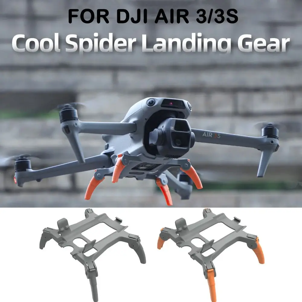 Foldable Landing Gear Protector Height Extender Drone Feet Stand Expansion Drone Accessories Support Leg for DJI Air 3S/Air 3