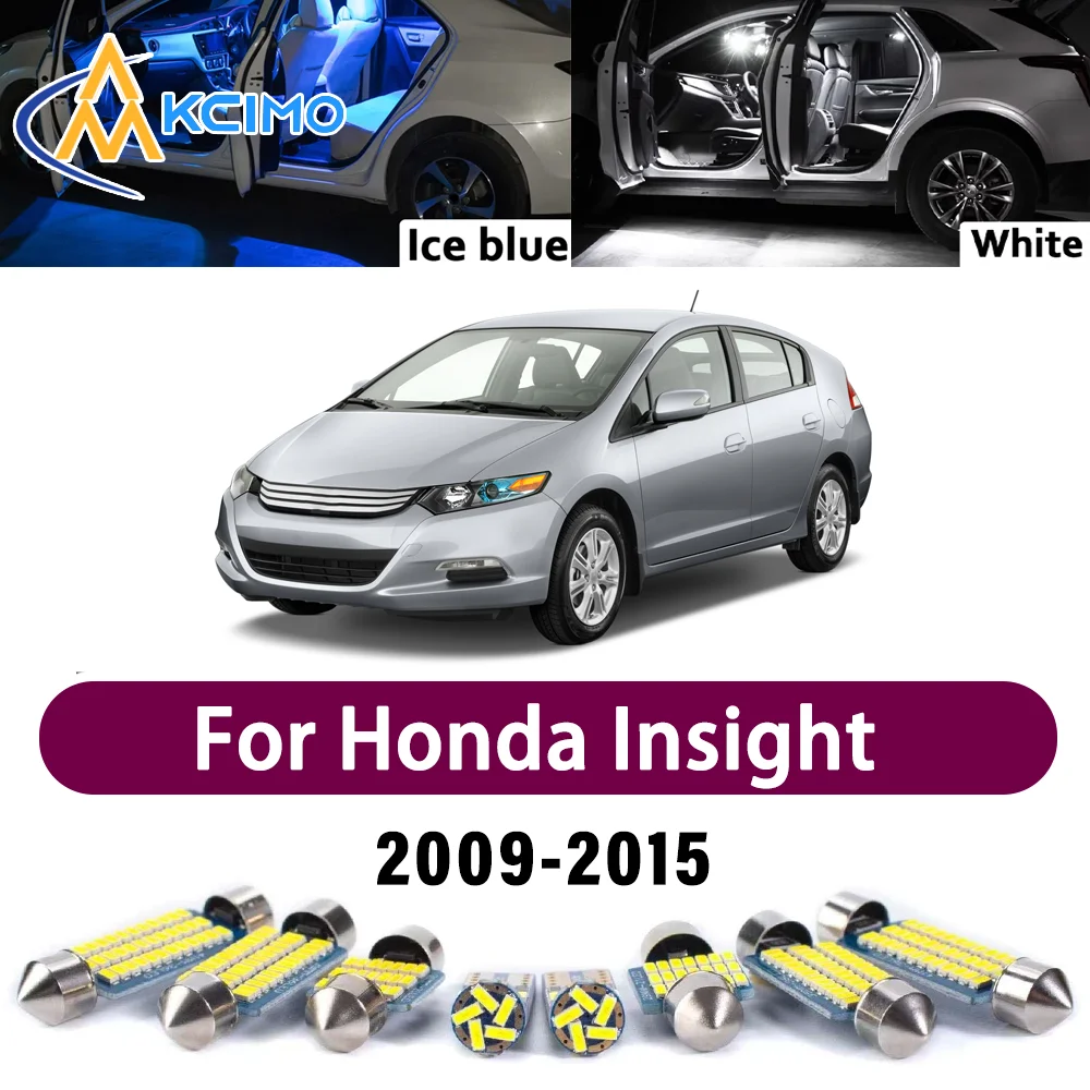 

Premium LED Interior Lighting Kit for Honda Insight 2009-2015 2011 2012 2013 High-Quality Error-Free Dome Map Trunk Auto Lamps