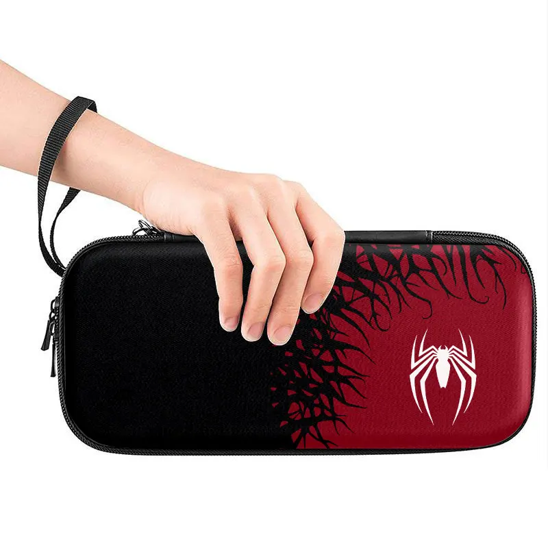 Saco de armazenamento temático aranha para Nintendo Switch Oled Console Pouch, estojo protetor de viagem, NS JoyCon Box Cover Acessórios