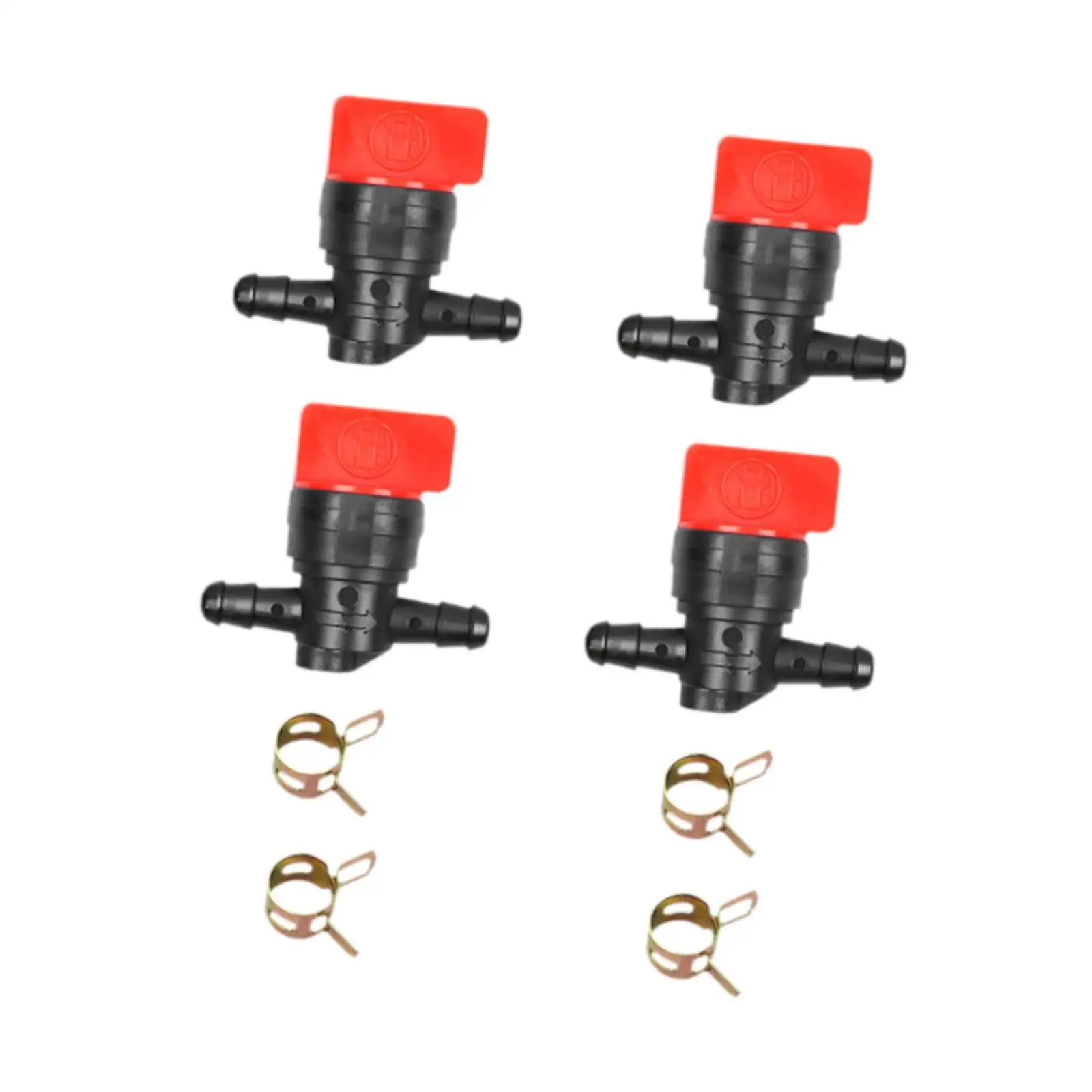 Easy Installation Fuel Tap Petcock Universal Shutoff Valve with Hose for Yard Equipment Engine