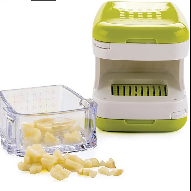 Garlic Cube Garlic Mincer - Press Down On Both Sides Of The Garlic Cutter To Make Minced Garlic. Mini Vegetable Cutter