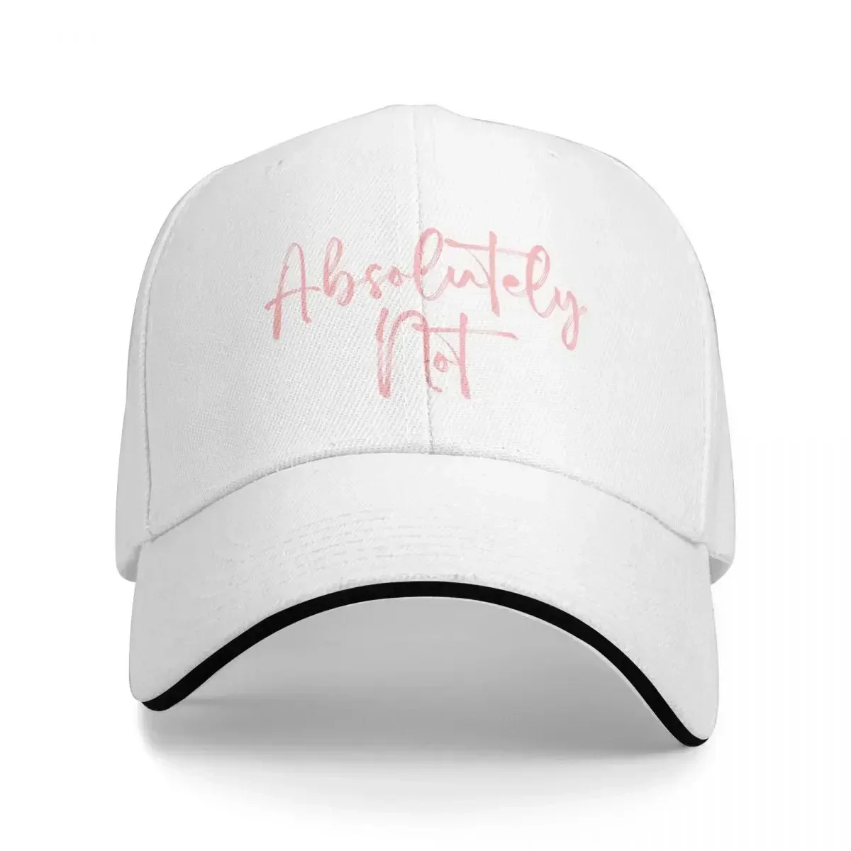 Absolutely Not (Sticker) Cap Baseball Cap snapback cap women's beach hat Men's Unisex Adjustable Caps for Sun Protection