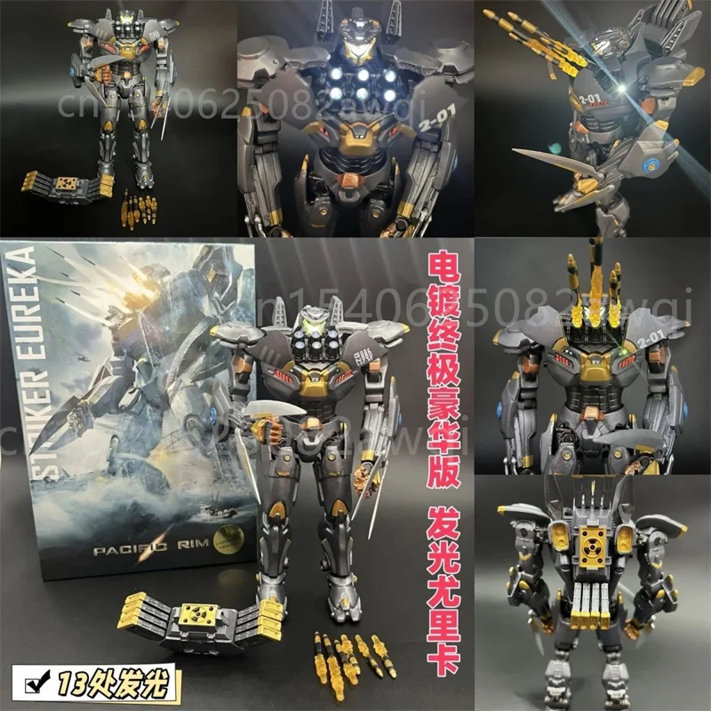 

Neca Pacific Rim Figure LED Striker Eureka Japanese Mecha Bandai Toy Thirteen locations With Led Light Luminuos Version Toy Gift