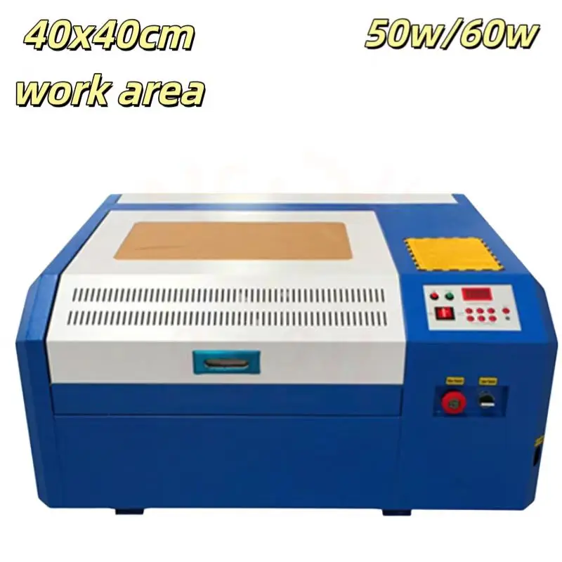 Free Shipping 4040 50w Laser Engrave Machine Work Area 40x40cm Marking On Plywood Acrylic For Cutting