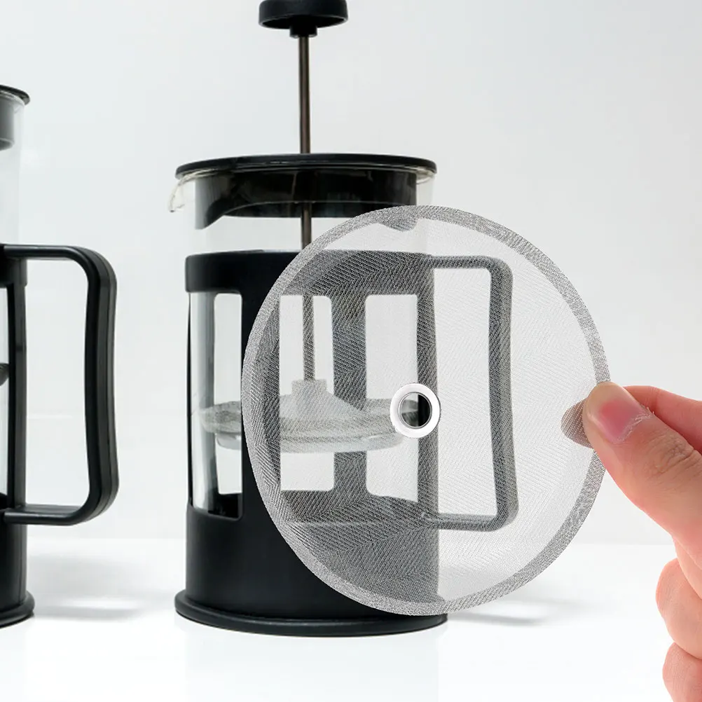 

6 шт. фильтр для кофе, сменные фильтры из нержавеющей стали для капельницы, многоразовый экран для эспрессо с отверстием