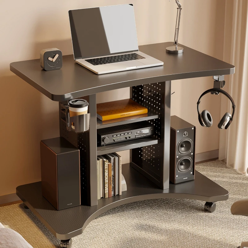 Multifunctional mobile game base station hole board computer desk bedroom home desktop e-sports table host car