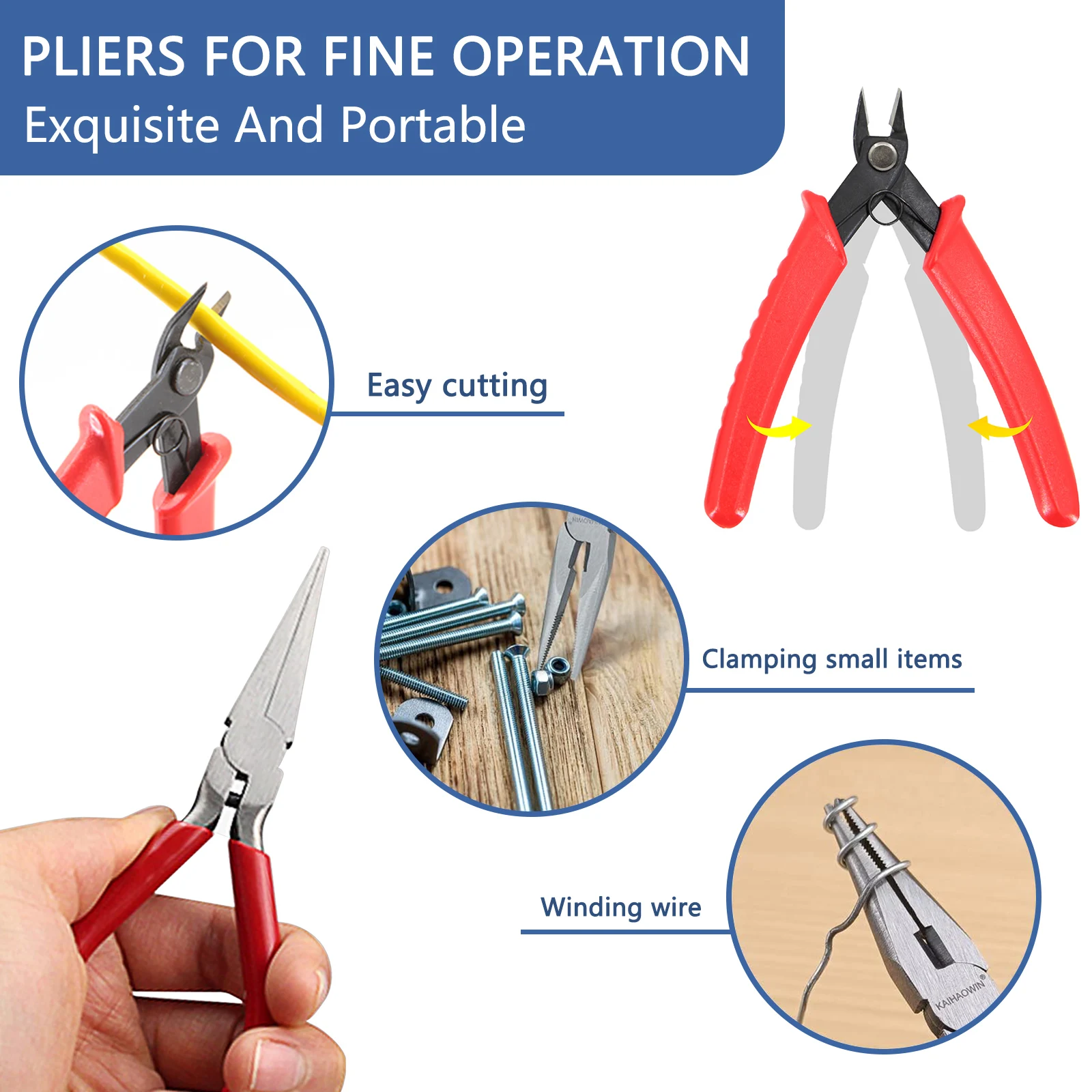 Car Tire Repair Tool Set Auto Emergency Flat Tire Puncture Plug Kit Vacuum Film Nail Screw Value Core Removal Needle Nose Pliers