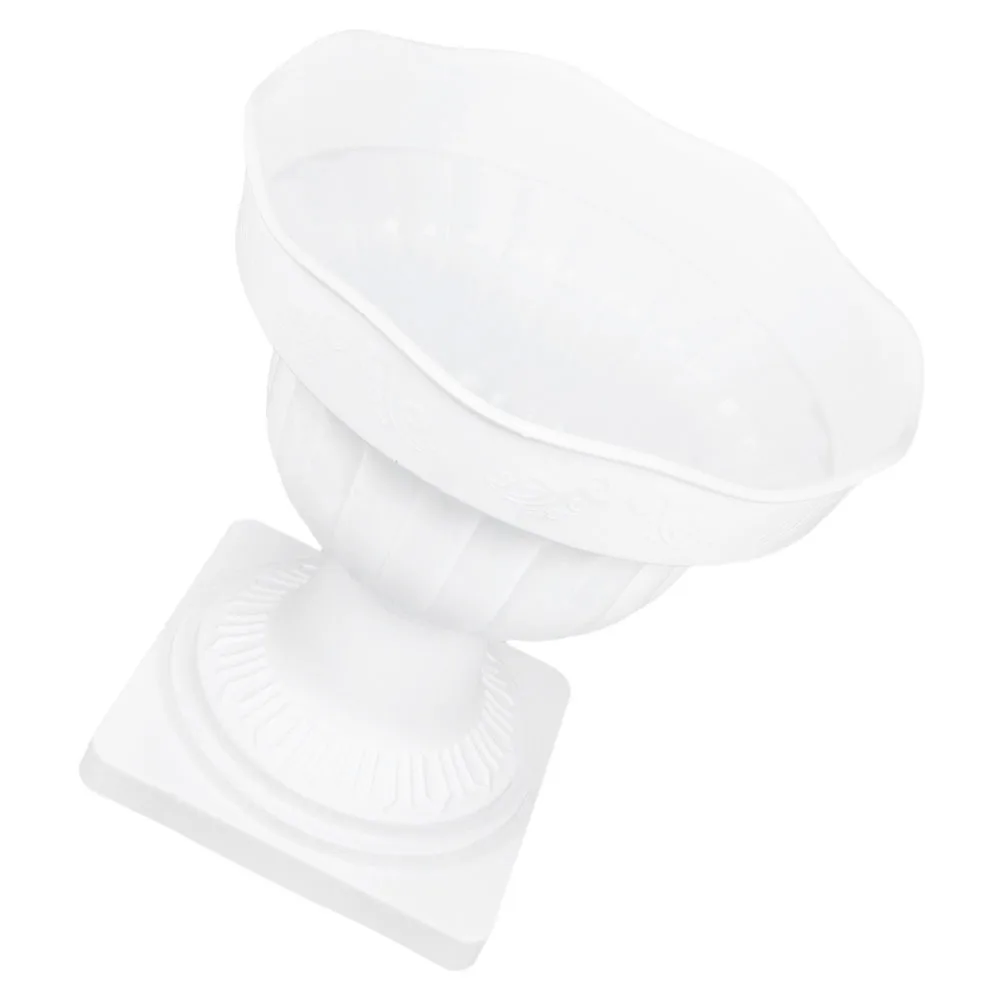 

Roman Style Planter Urn Vase Vintage Flowerpot for Centerpieces Front Porch Decor Plastic Succulents Container European Design