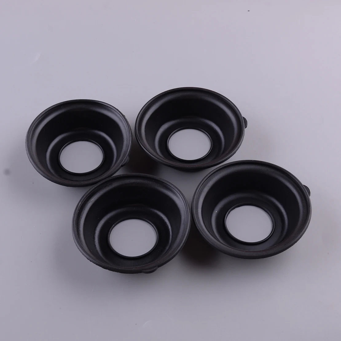 Membrana de diafragma de carburador, color negro, compatible con Kawasaki CSR Twin - KZ750-M1 LTD Belt - KZ750-K1 KZ750-K2, 4 Uds.