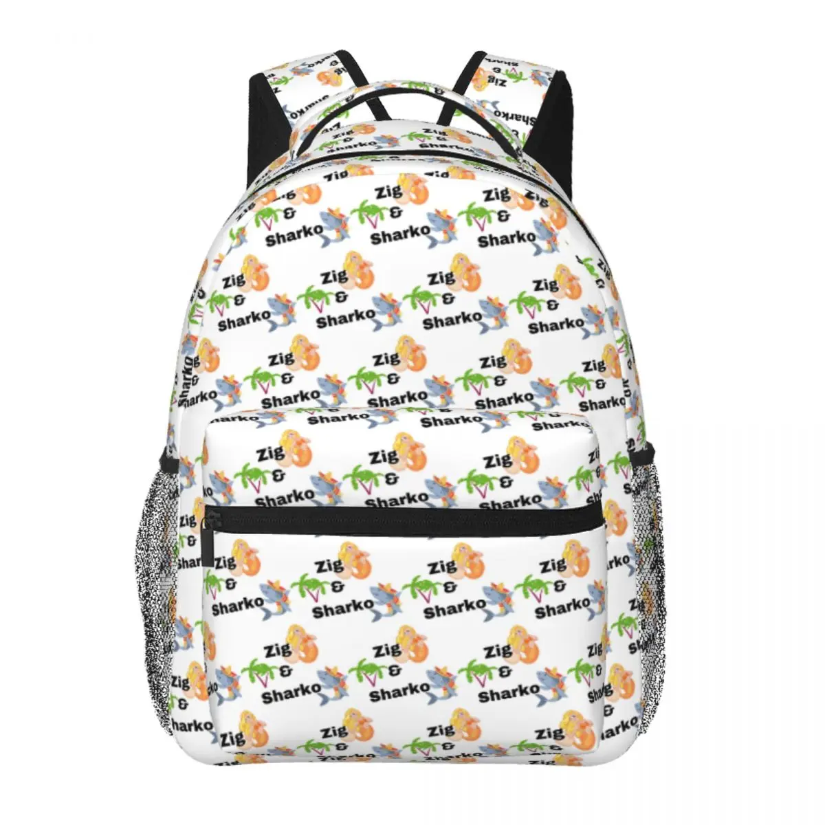 

Zig And Sharko Backpack Student BookBag Children School Bag Laptop Shoulder Bags for Men Women