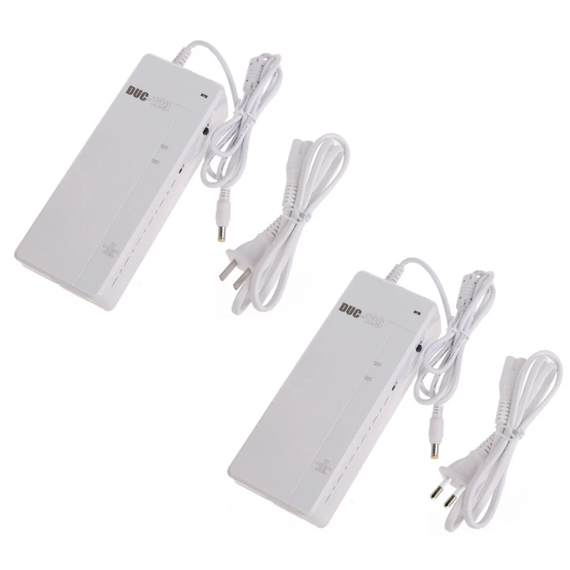 

Power Adapter 6000Mah 22wh 60W 12V 19V 5.5x2.5mm UPS Power Supply for All in One PC WiFi Router Modem Speaker Camera