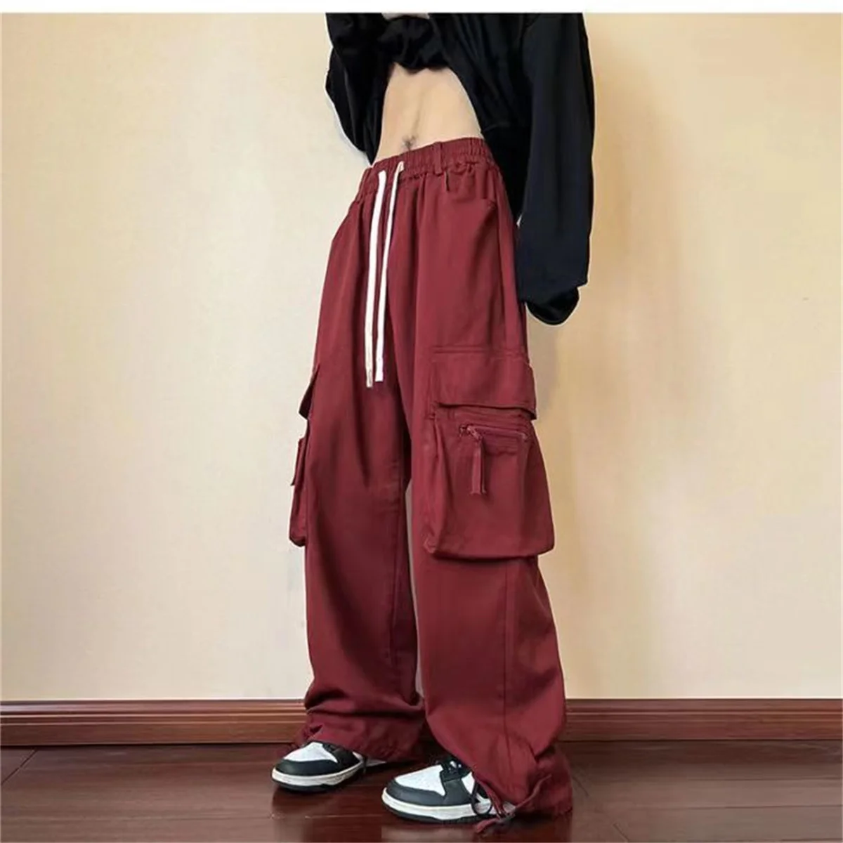 2026 preto hip hop carga shorts para homens e mulheres casais fino solto dopamina esportes casual hip hop outwear shorts masculino versátil