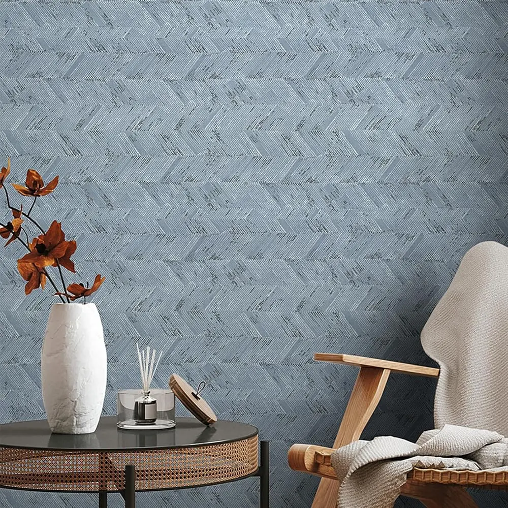 

Light Blue Grloth Wallpaper Peel And Sti Twill Faux Grass Cloth Contact Paper For Cabinets Drawer Removable Self Adhesive Wall