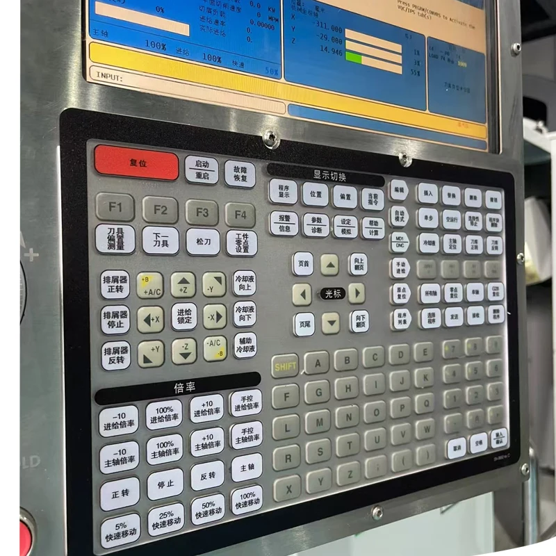 But-ton Chinese translation film 29-0692 machining center water-proof protective lathe 29-0691