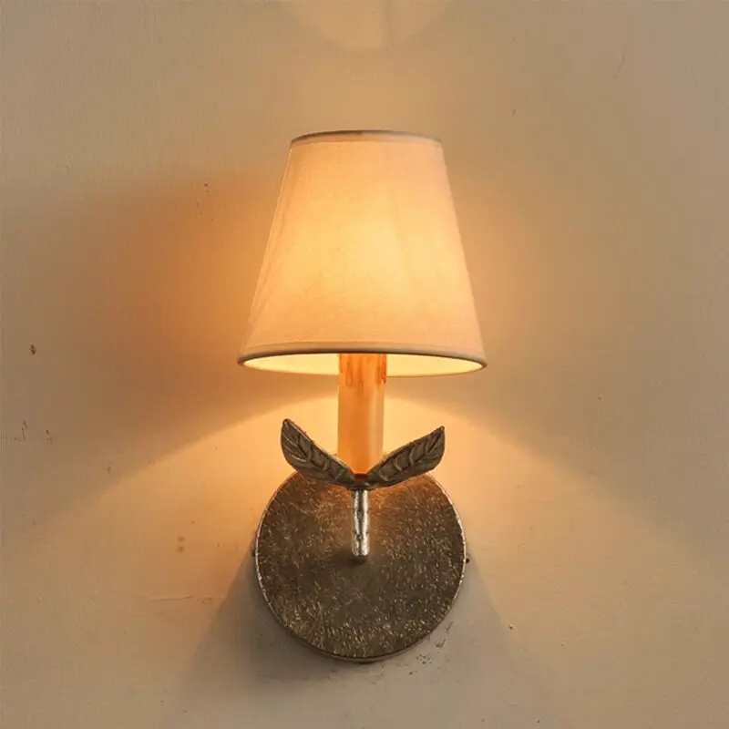 Art Luxury Silver foil LED Wall Lamp for Bedroom Creative Entrance Hallway Living Room Room Home Hotel project wall lighting