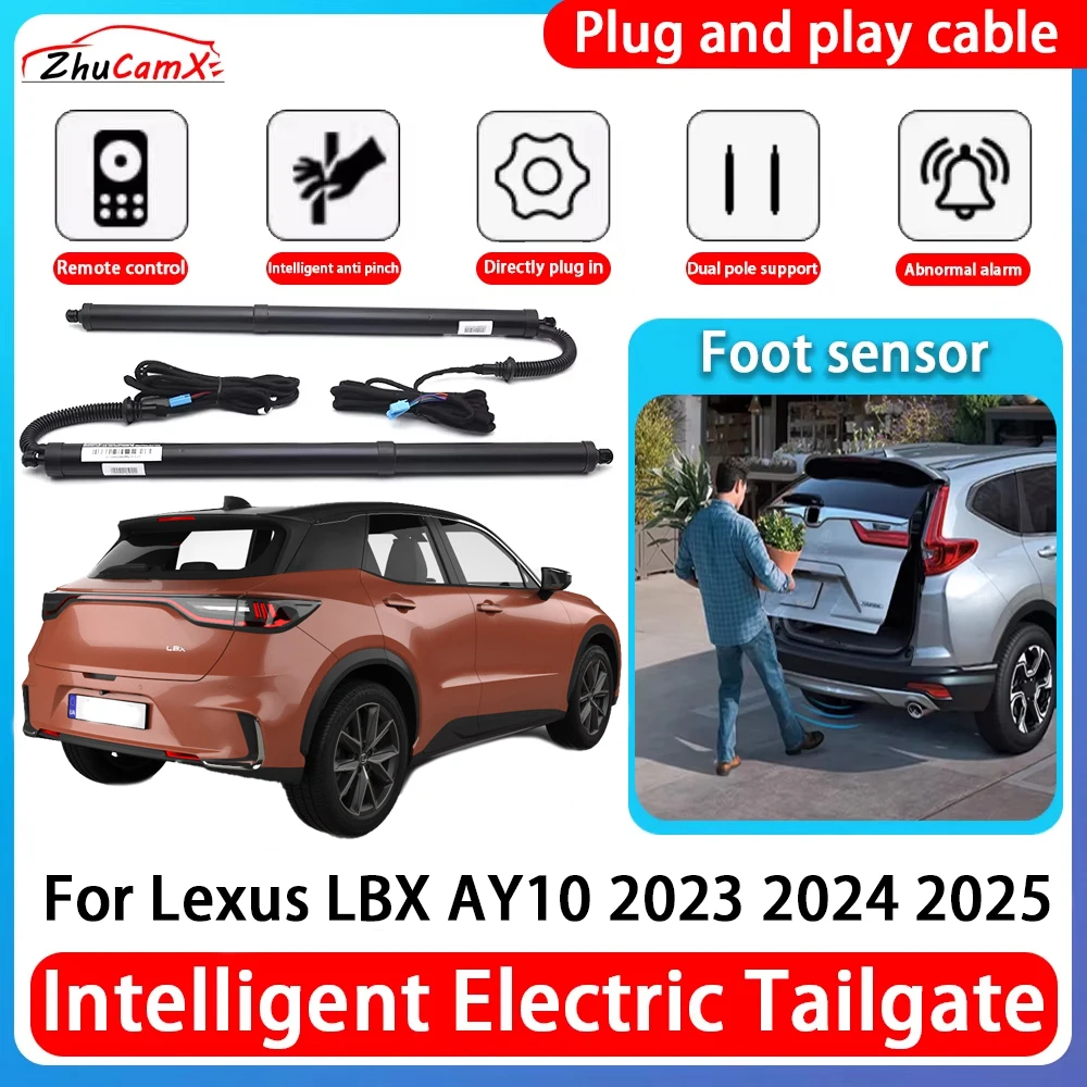 

ZhuCamX Car Power Trunk Electric Suction Tailgate Intelligent Tail Gate Lift Strut For Lexus LBX AY10 2023 2024 2025