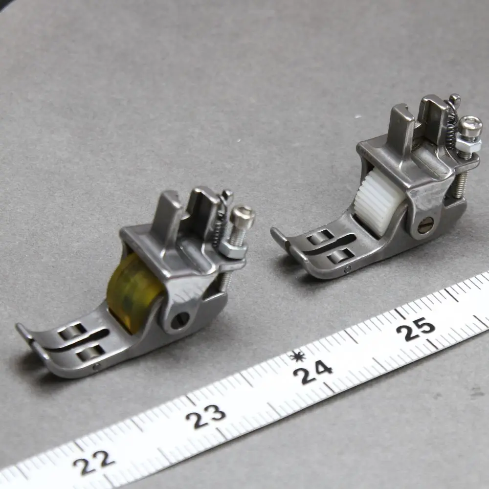 MULTI-FUNCTIONAL Triple Roller Presser Foot For Industrial Flat Bed, Computerized Flat Bed Industrial Sewing Machine Parts