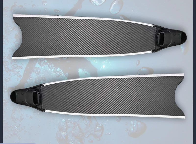 خفيفة الوزن ألياف الكربون زعانف Freediving Spearfishing النخيل طويل كامل القدم السباحة الغوص زعنفة الغوص زعنفة Aletas Sumergibles #2