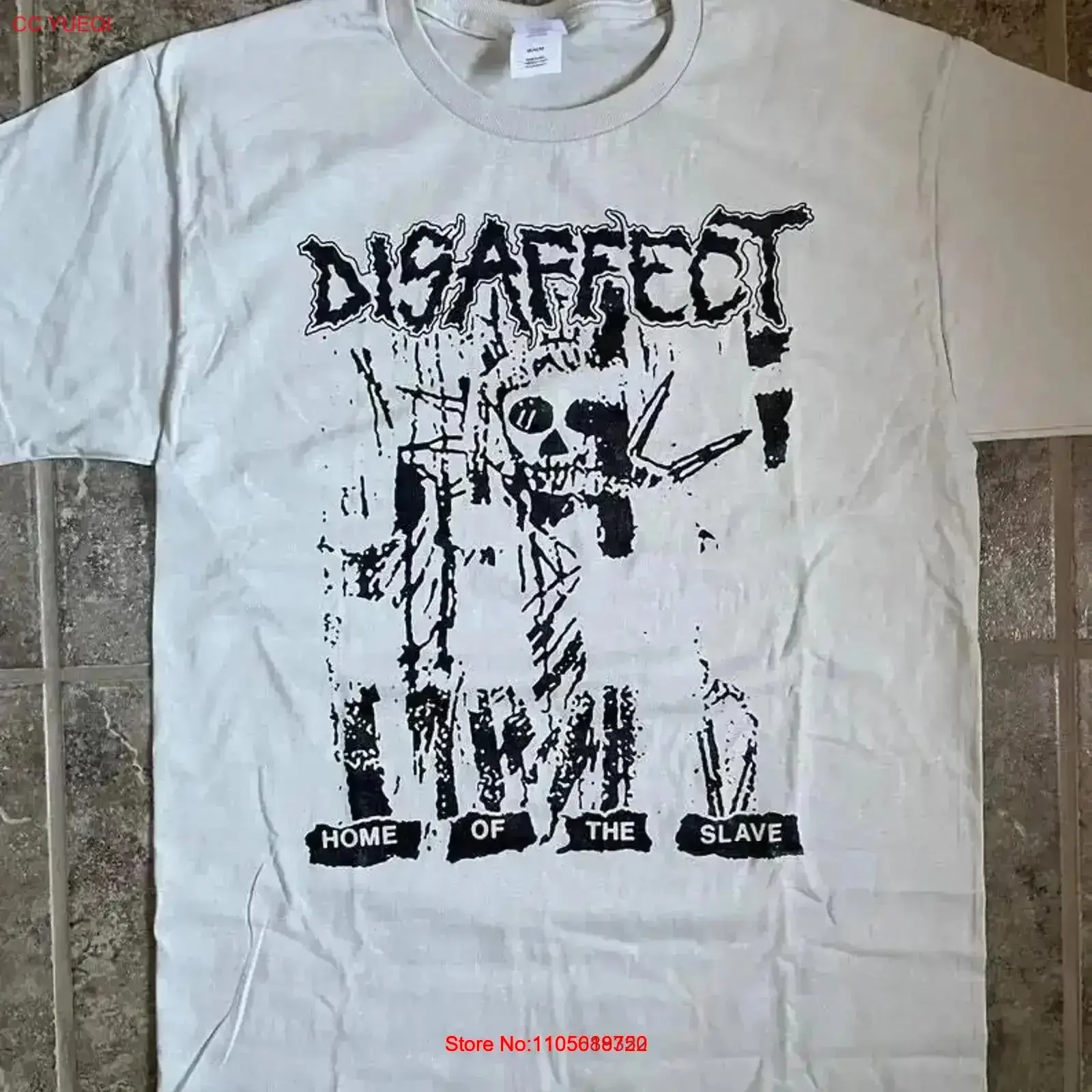Disaffect T Shirt SAND Punk Crust Hardcore Battle of Disarm Detestation Sed vintage Washed designer clothes Comfortable homme