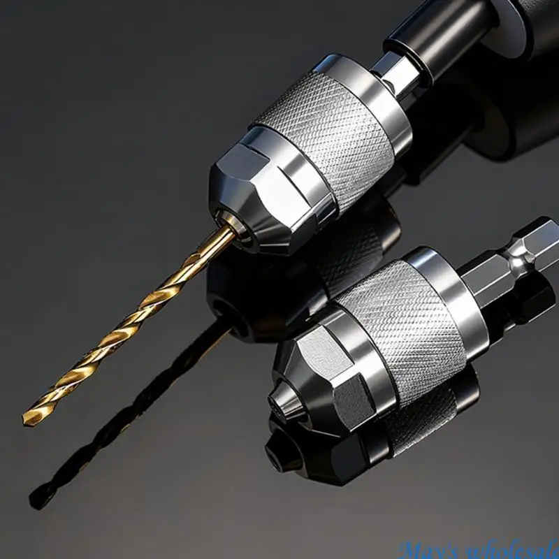 Advanced 3 Jaw Pneumatic Drill Chuck Universal Shank Design Smooth Operation 448A