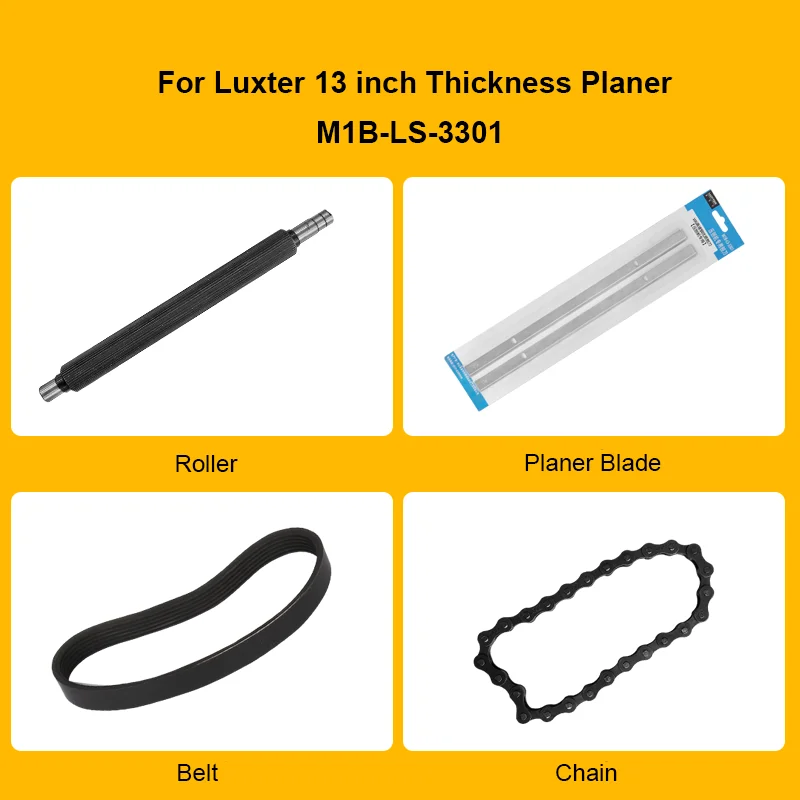 M1B-LS-3301 Woodworking Tool Parts Carbon Brush Chain Planer Blade for Luxter 13 inch Thickness Planer Machine