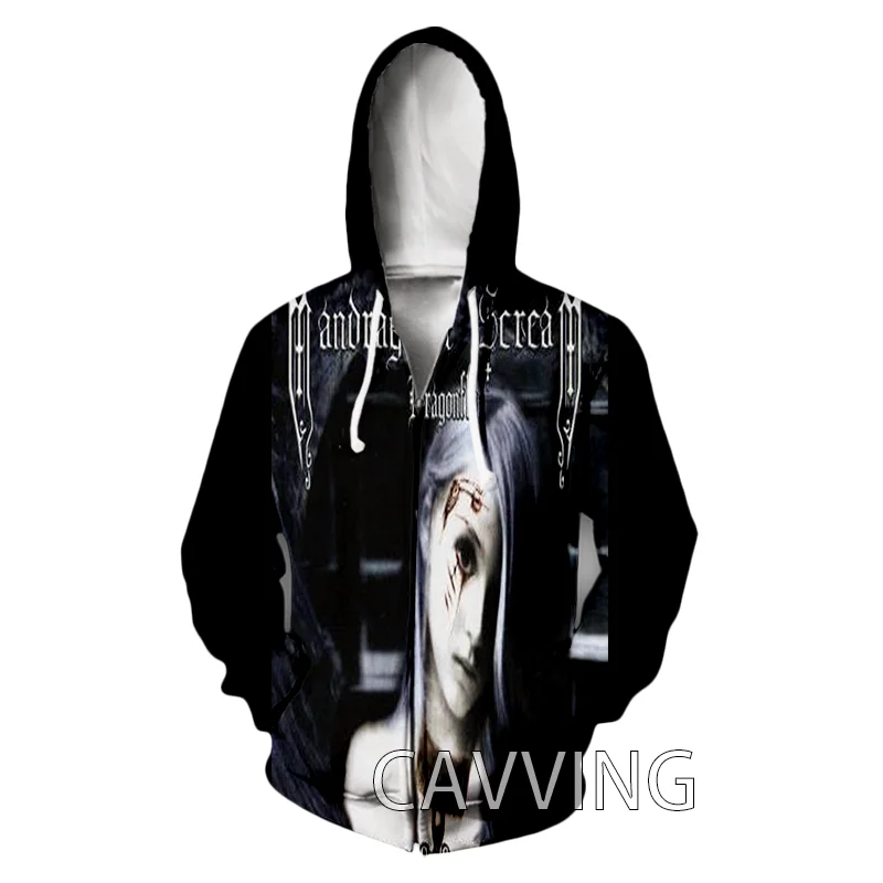 Nuevas sudaderas con capucha y cremallera con estampado 3D de Mandragora Scream, sudaderas con capucha estilo Harajuku, sudaderas con capucha estilo Hip Hop
