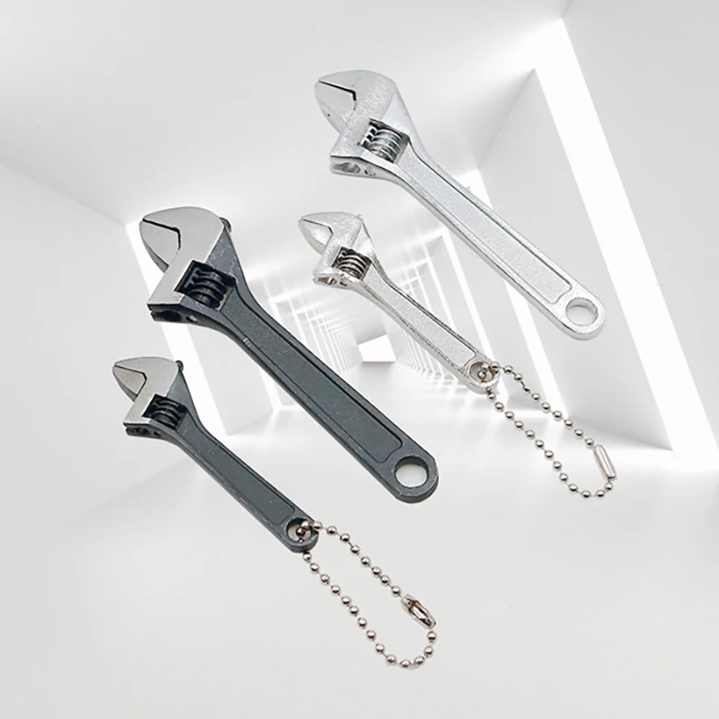 1Pcs Mini Tool Adjustable Wrench Steel 2.5 Inch 4 Inch Monkey Wrench Mini Open-end Wrench Mini Tool Shifting Spanner