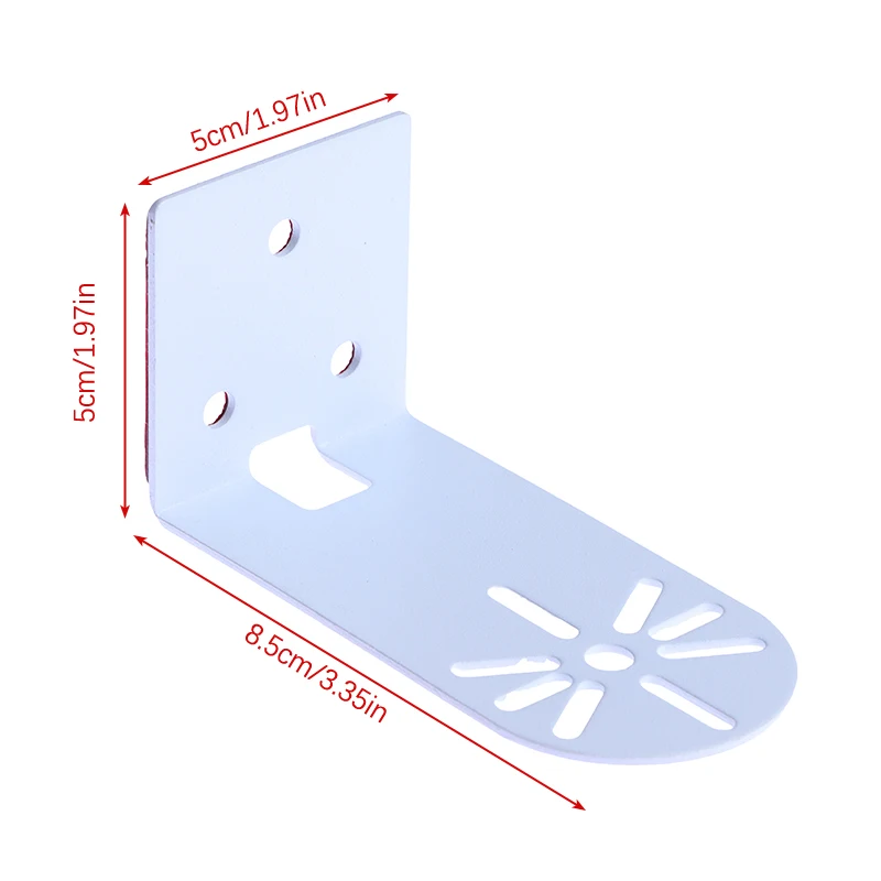 Staffa in ferro per fotocamera con montaggio a parete senza chiodi a forma di L 1pc con Base a colla versione PTZ staffa di sorveglianza per fotocamera per Huawei Xiaomi