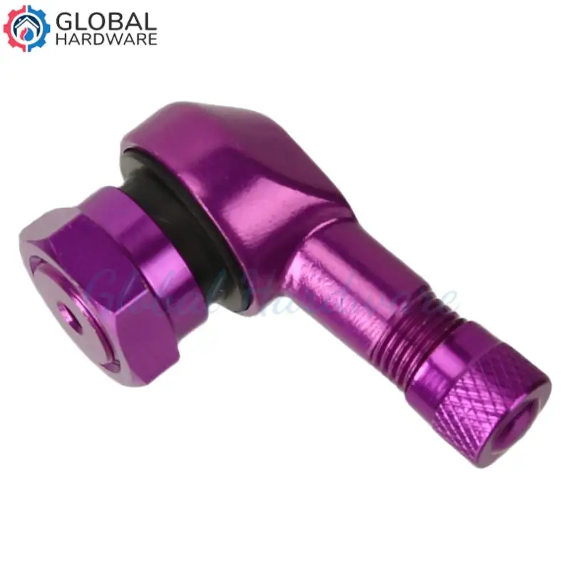 Universal Motorcycle Wheel Tire Valves Stem Cap Air Tire Cover 90 Degree  CNC Aluminum Tubeless Valve Stems 1 Color