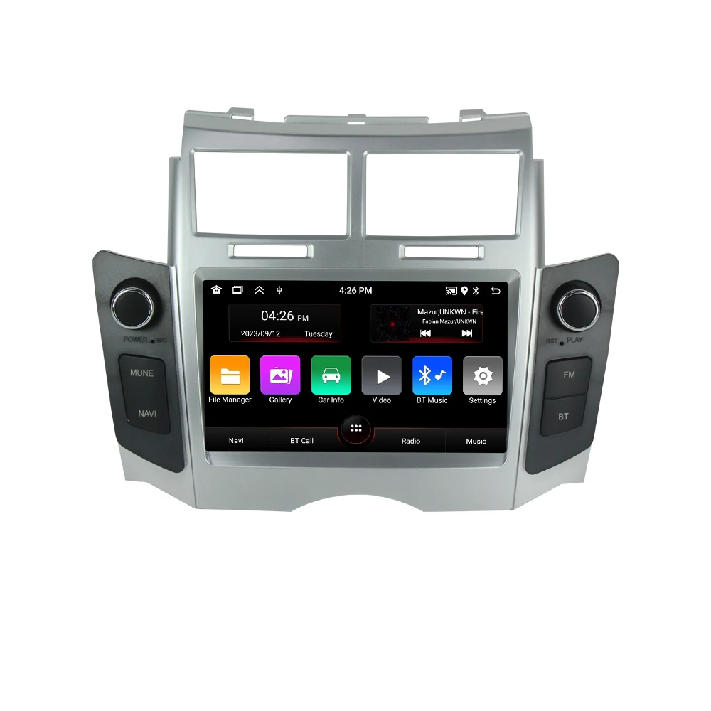 Android 13 Autoradio Voor Toyota Yaris XP90 Vitz Platz 2005-2012 CarPlay Android Auto Multimedia GPS Navigatie video Speler WiFi - afbeelding 2