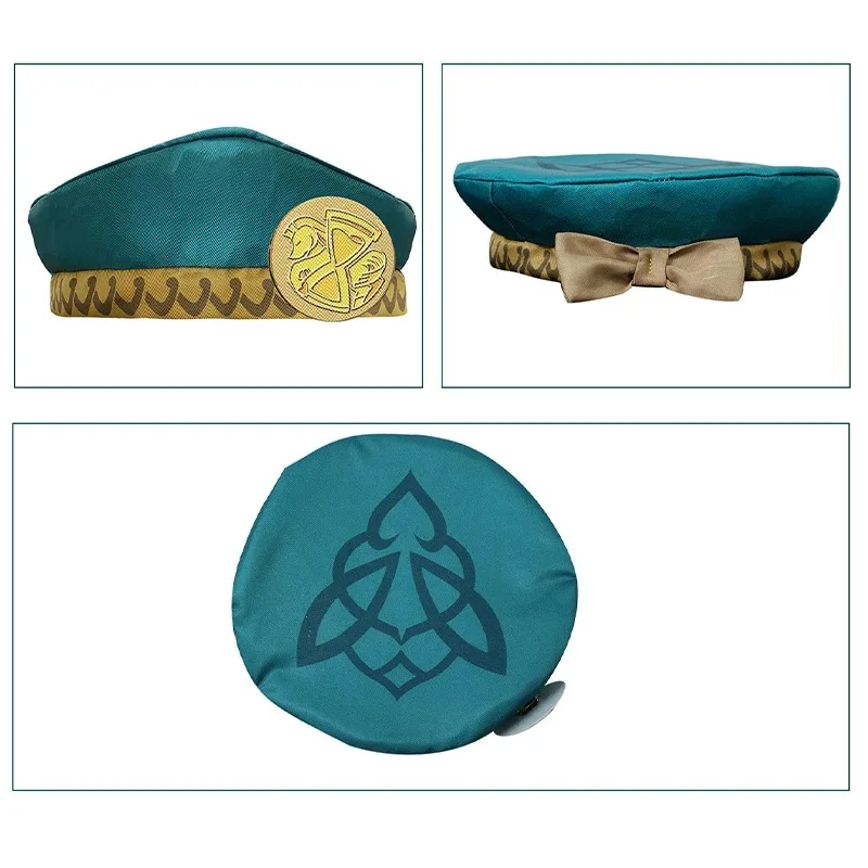 Genshin Sumeru Akademiya 코스프레 의상 모자와 유니폼 Genshin Impact Six Darshans 파티 의상