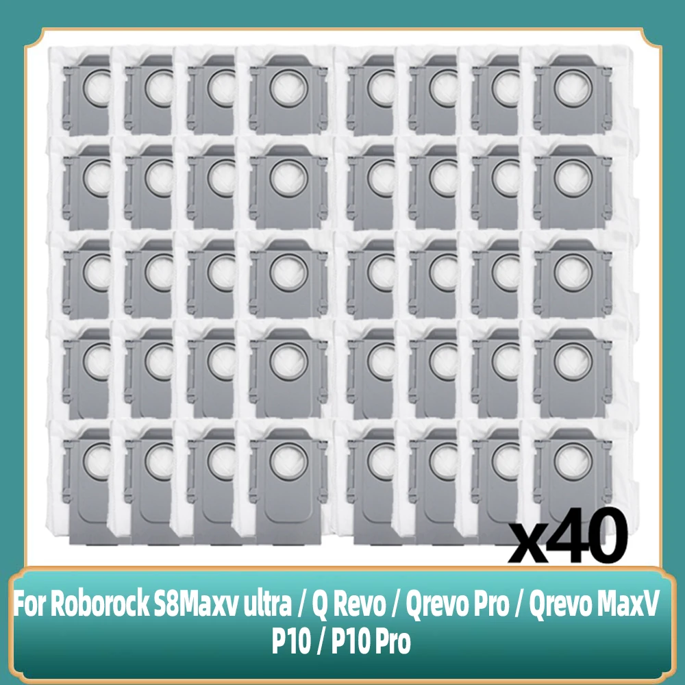 Compatible For Roborock S8Maxv ultra / Q Revo / Qrevo Pro / Qrevo MaxV / P10 / P10 Pro Robot Vacuum Cleaner Parts Dust Bag