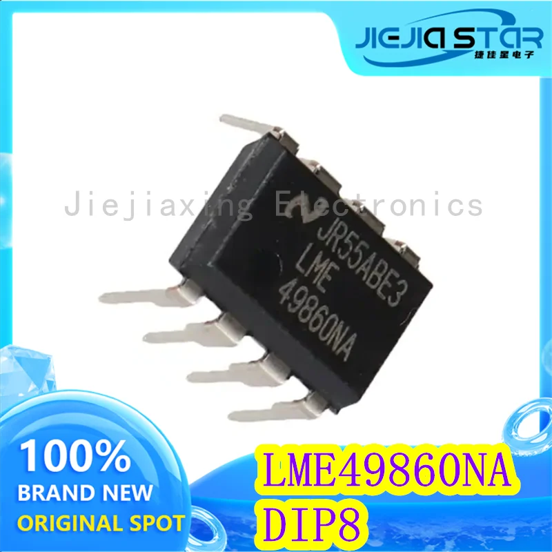 L, LME49860, Inline DIP8, 100% baru, asli, distorsi rendah, Audio Chip Amplifier terintegrasi ganda, IC elektronik