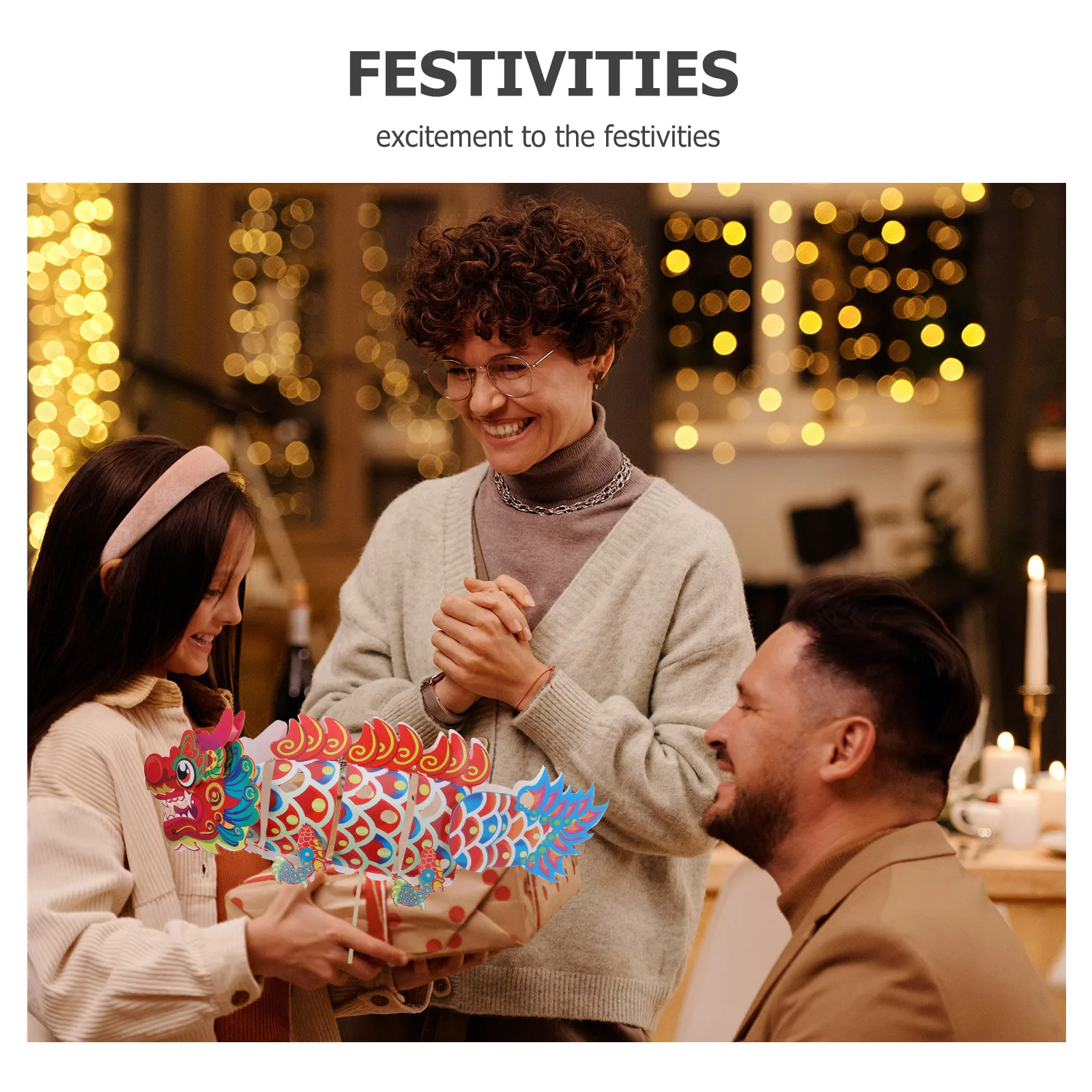 السنة الصينية الجديدة الديكور 49 سنتيمتر الأحمر يده قلادة لوازم الحفلات صور الدعائم احتفالي ديكور المنزل