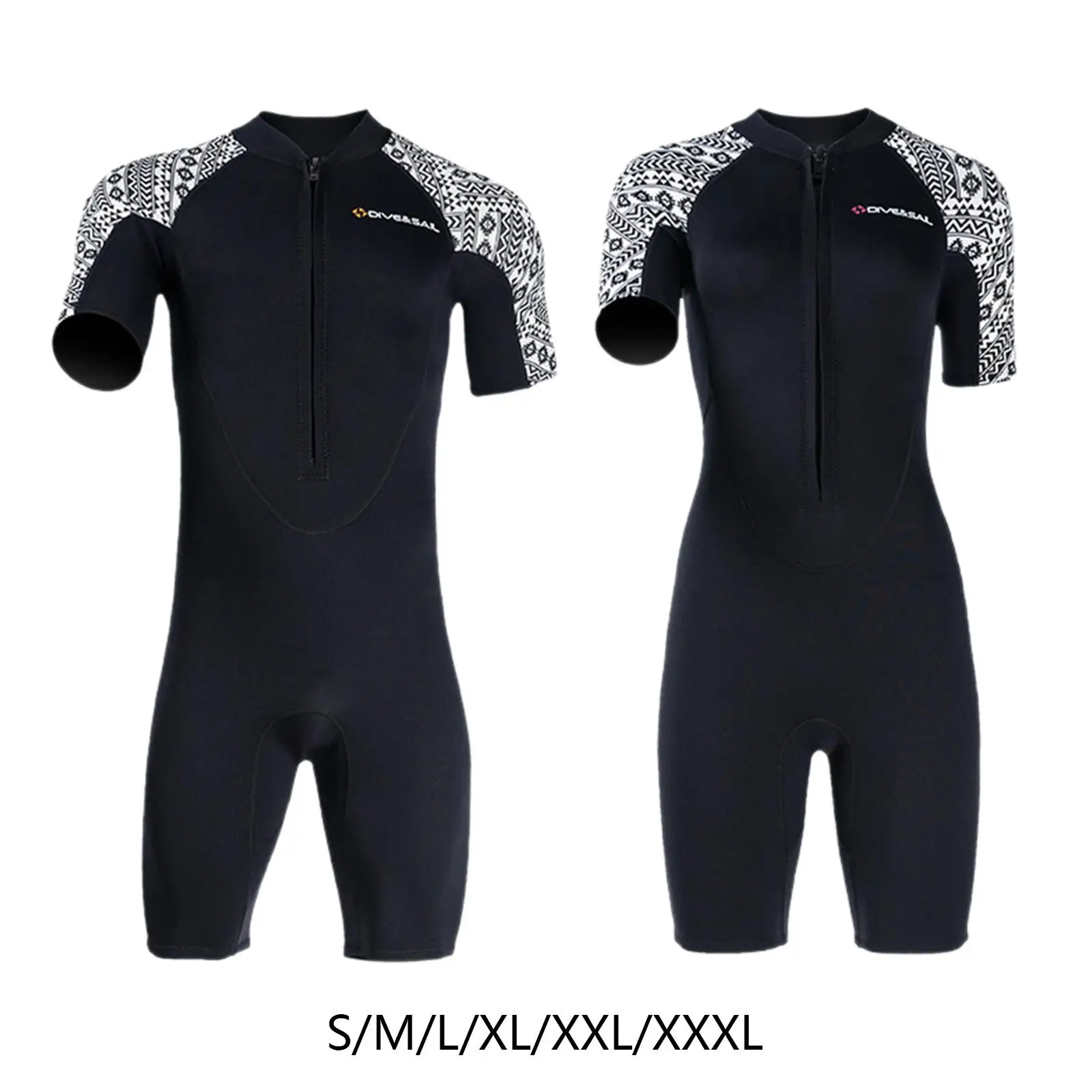 Shorty Wetsuit 3 mm neopreen duikpak voor snorkelen, duiken, zwemmen