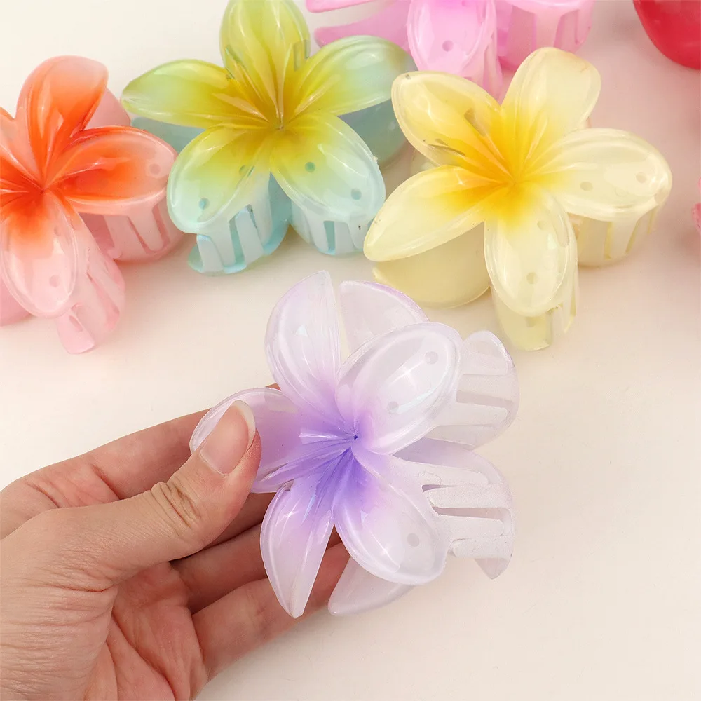 Flower Clip for Hair Clips Hairpins for Women Banana for Flower Large Hair Claw Clip Barrette Ladies Buckle for Hair JZ010