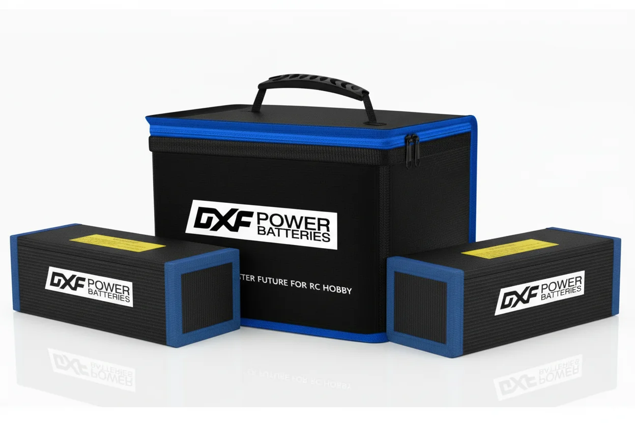 DXF Lipo Safe Bag Feuerfeste Sicherheitstasche für Lipo-Akkus mit Großer Kapazität, Explosionsschutz, Wasserdicht, Feuerfester Koffer