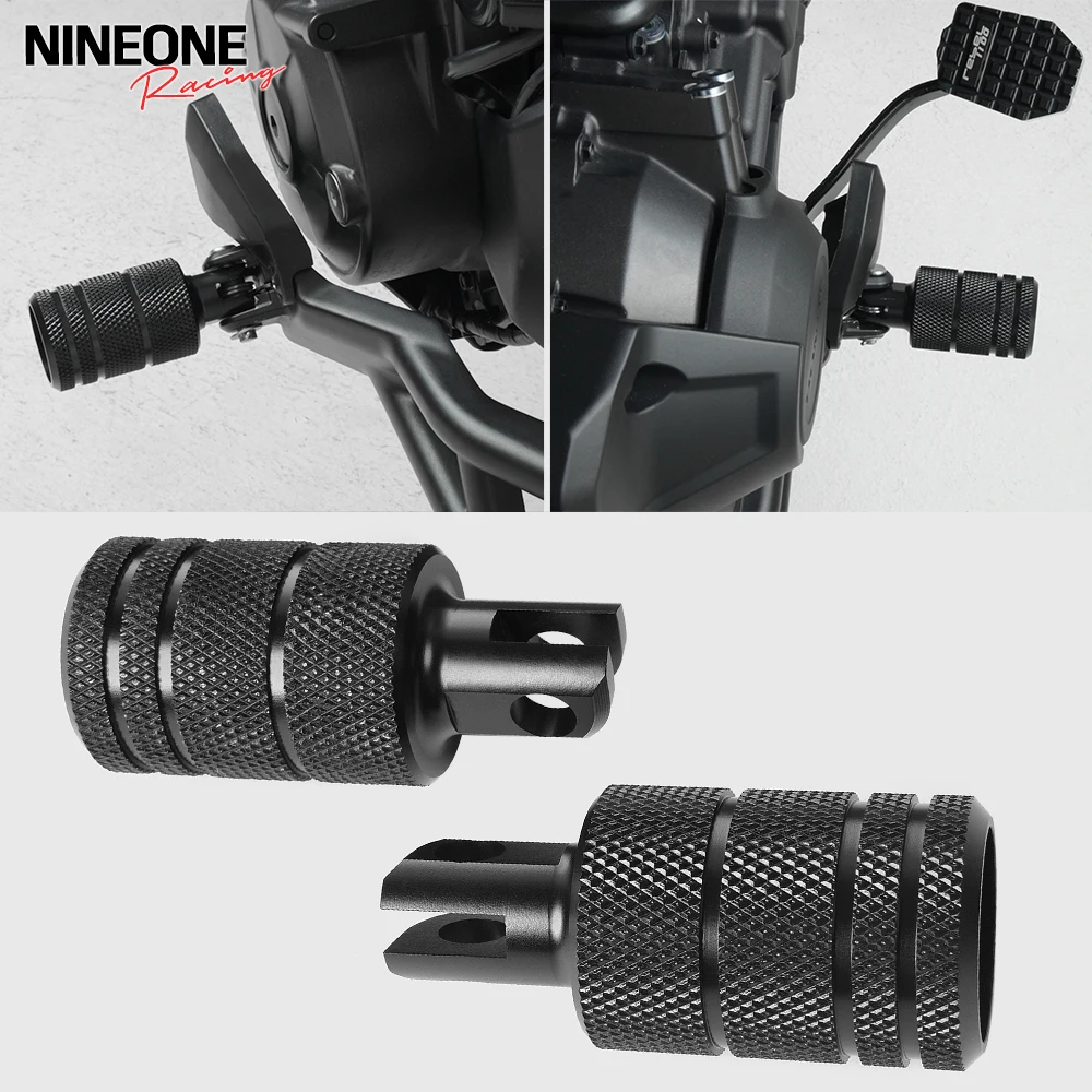 

For Honda Rebel CMX 1100 DCT CMX1100 MT 2021-2025 CNC Aluminum Front Driver Footrests Foot Pegs Wide Pedals Enlarge Footrests