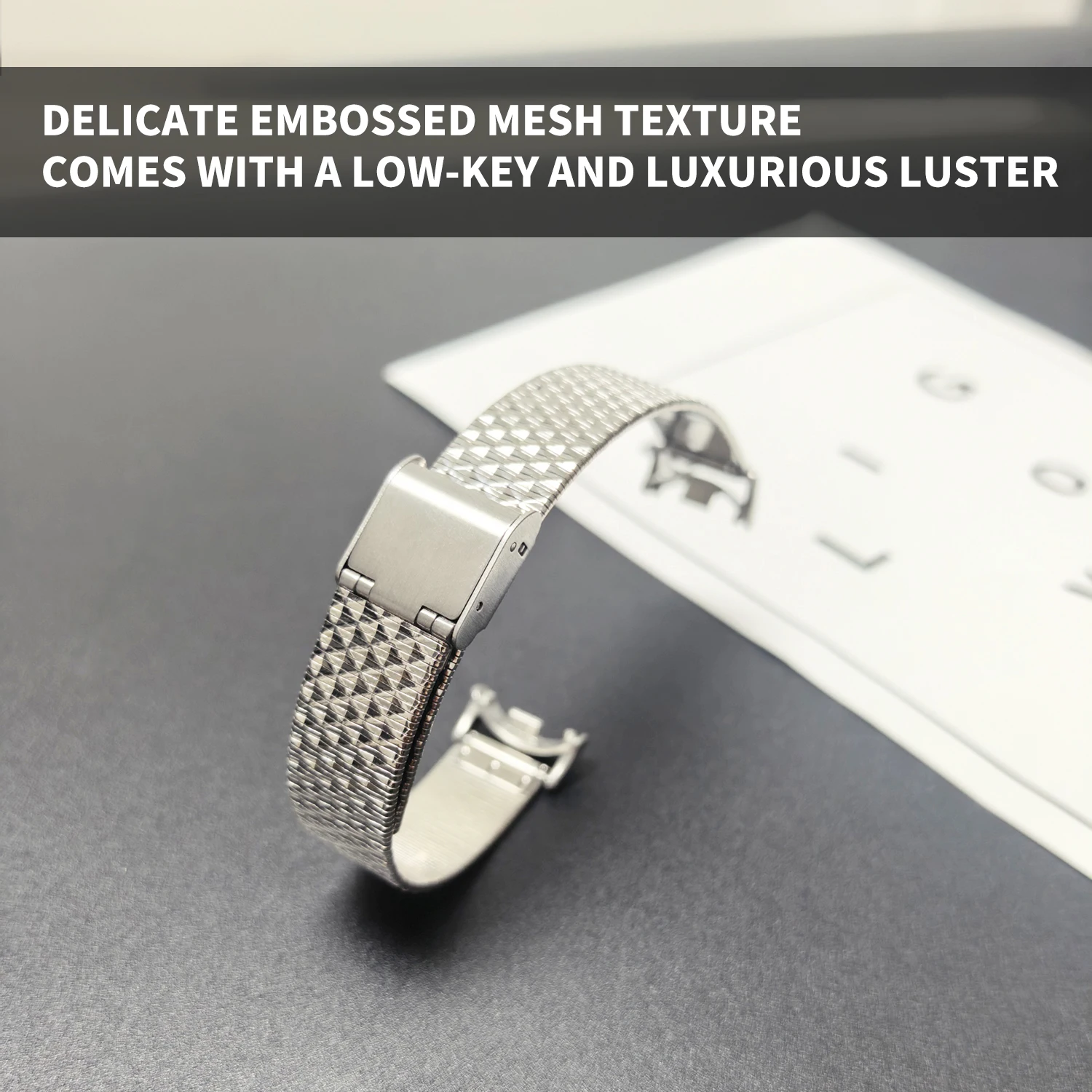 Stainless Steel Watchband for Xiaomi Band 11/9/8/10Pro for Redmi Watch 6/5 Compatible  Various Models 18/20/22mm 3D Grid Design