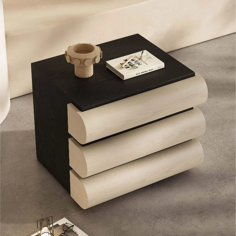 Aesthetic Elegant Bedside Table Delicacy Tiny Cute Cream Style Creative Nightstand Nordic Style Tavolo Da Letto Home Furniture